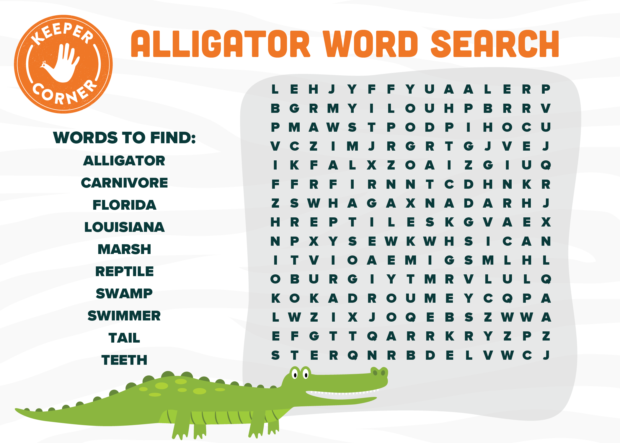 Zoo Word Searches And Activities Zoo With Us