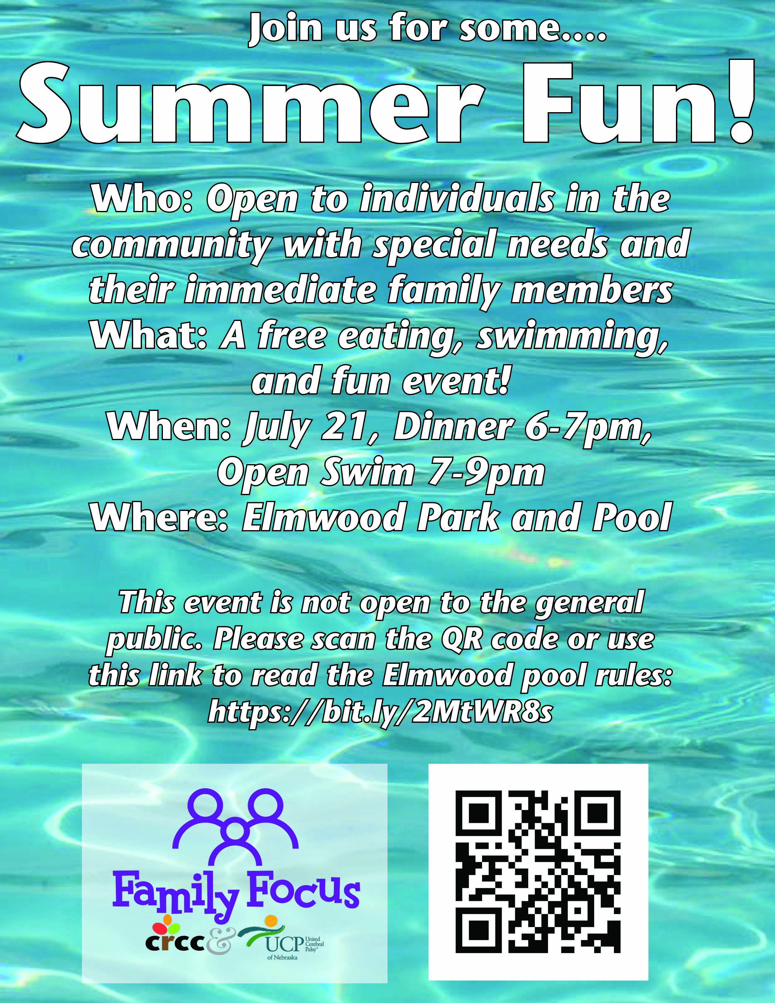 Picnic and Pool Party at Elmwood Park