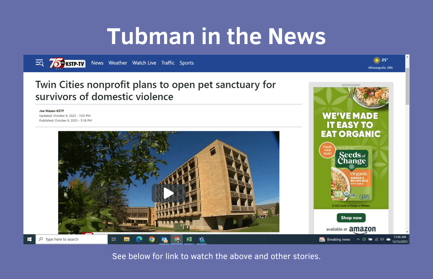 Tubman in the News