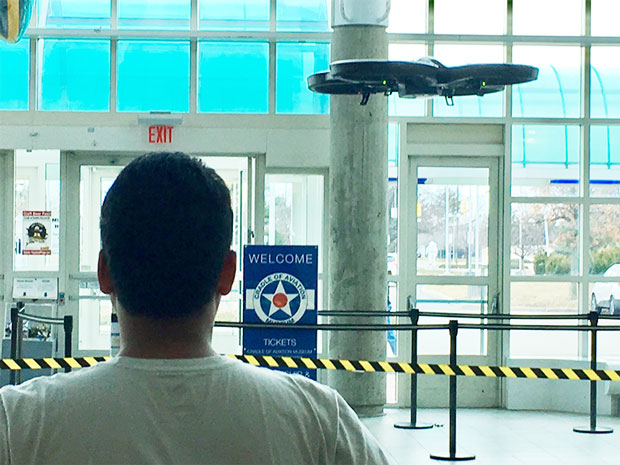 Drone Demonstrations and Workshops with the Vaughn College UAV Club