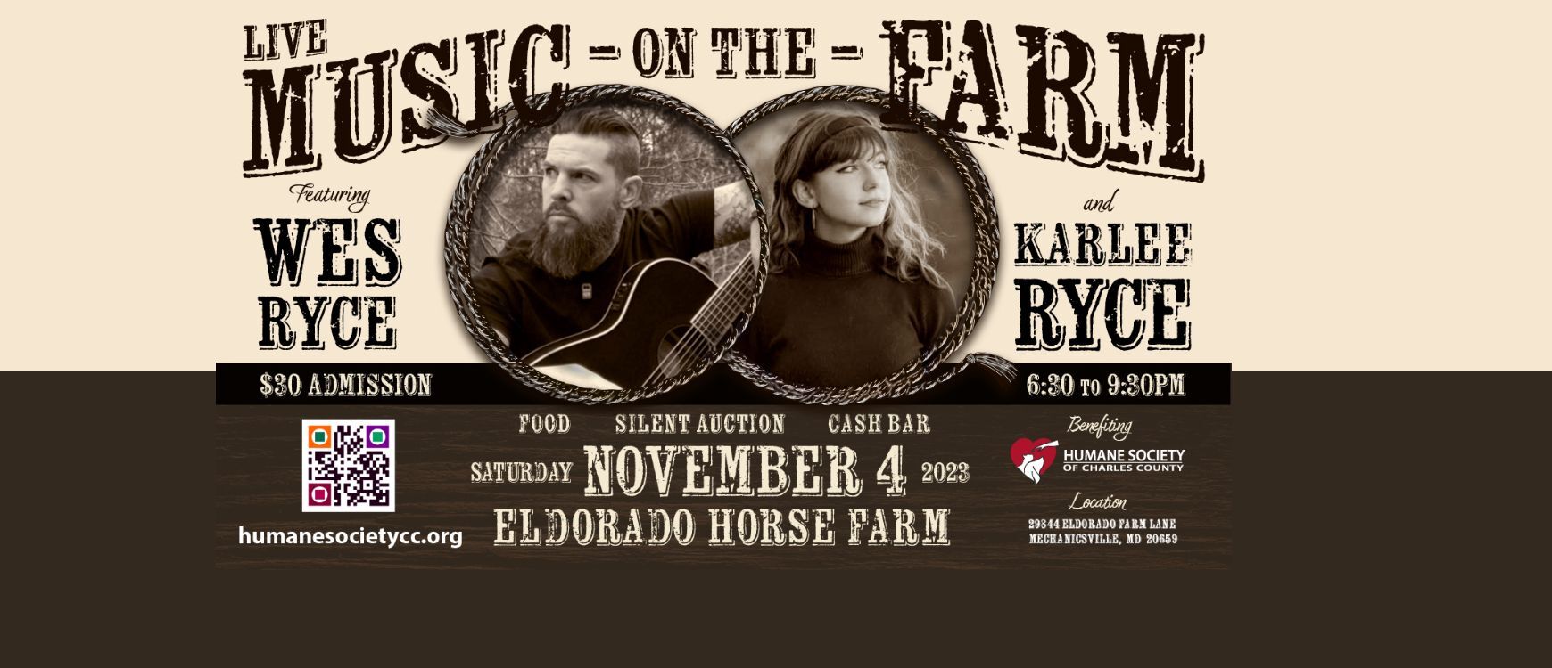 Music on the Farm with Wes and Karlee Ryce