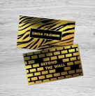 Raised Foil Business Cards (Foil front and back)