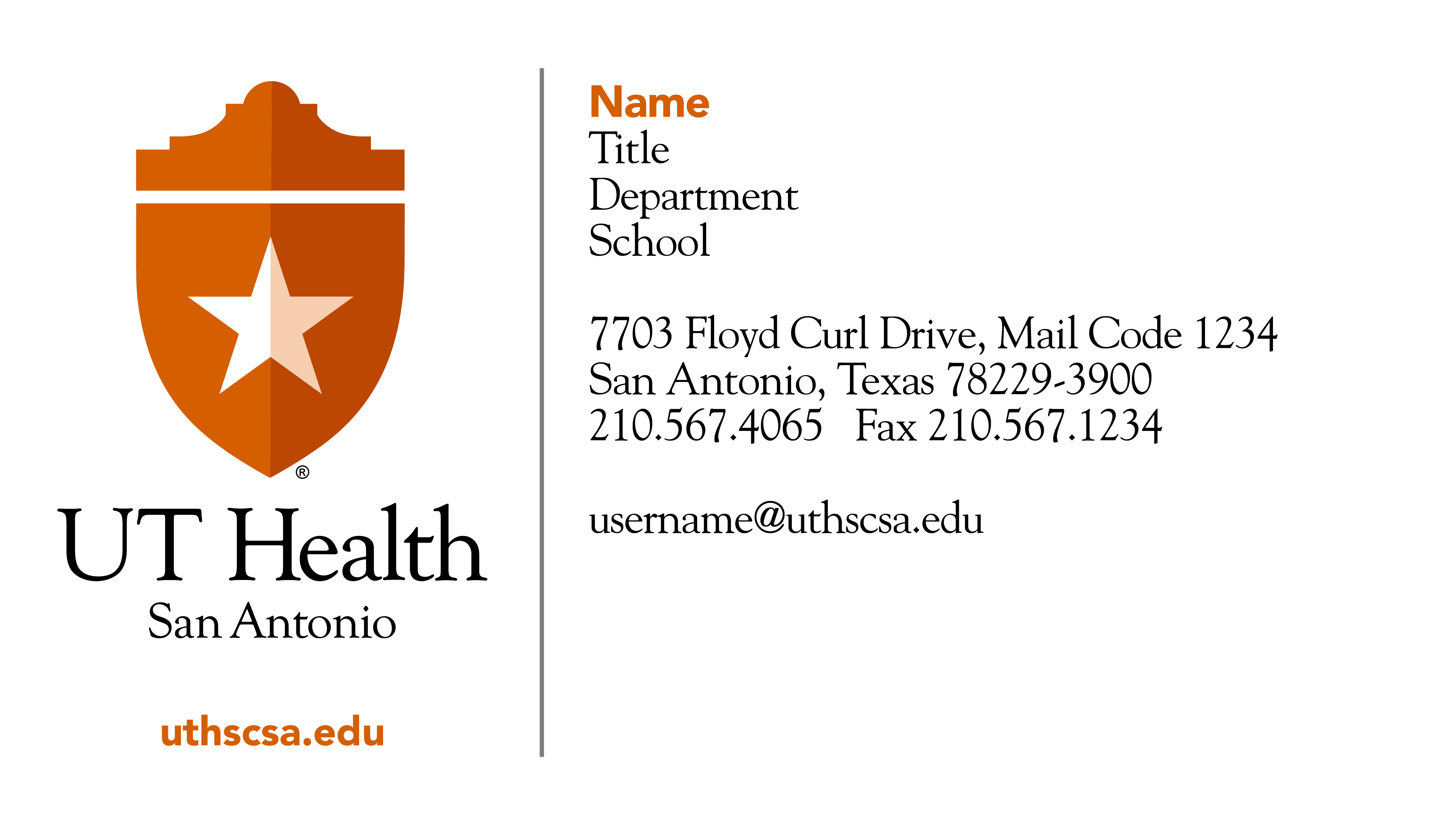 Standard Business Card