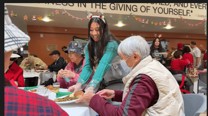 Nonprofit hosts Christmas event for low-income, homeless seniors