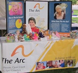 Arc Posters at a Resource Fair