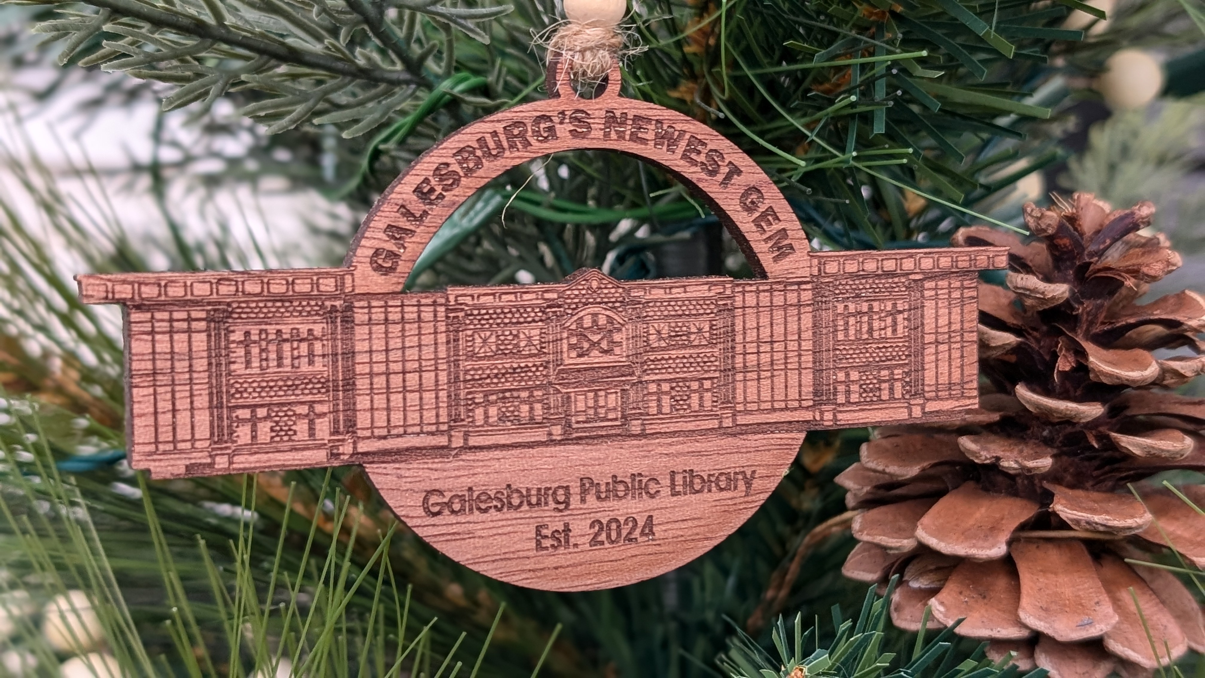 Galesburg Public Library Commemorative Ornament