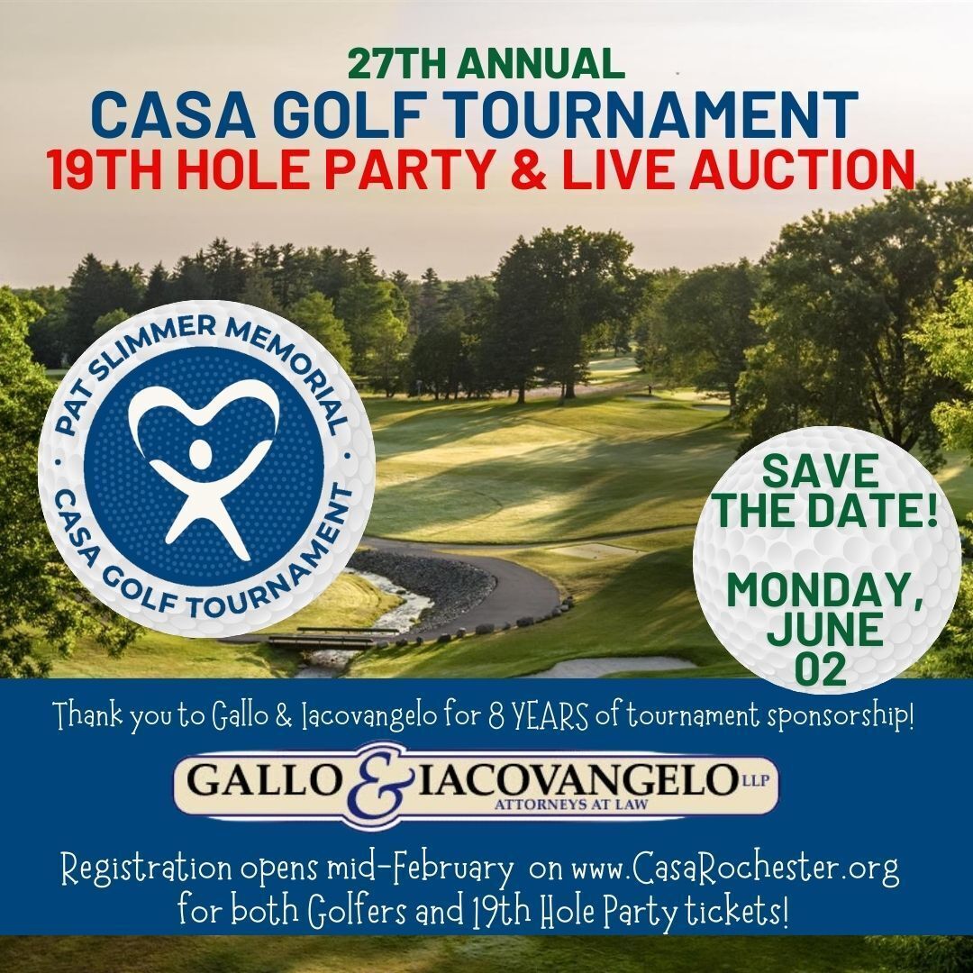 Join us for our 27th Annual Golf Tournament on June 2!  Golfer registration opens late February!