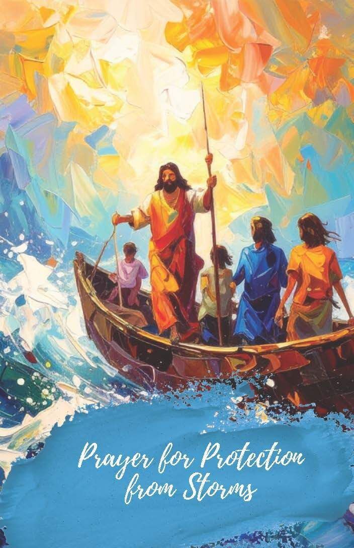 Protection from Storms Prayer Card Front