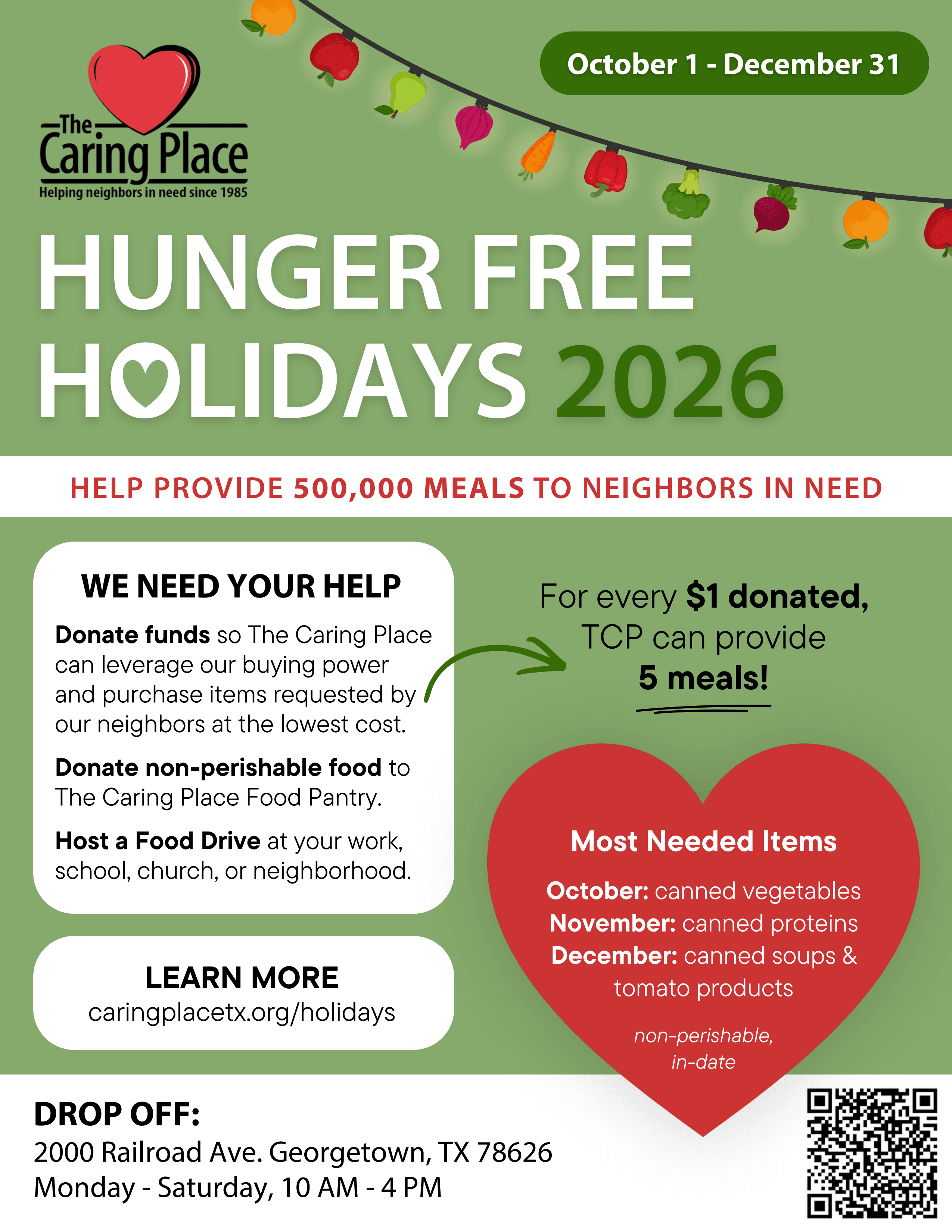 Hunger Free Holidays