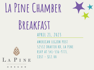 April 21 | La Pine Chamber Breakfast