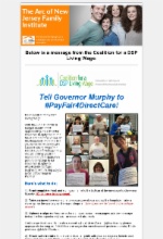 6.11.18 - DSP Coalition Action Alert: Tell Governor Murphy to #PayFair4DirectCare!