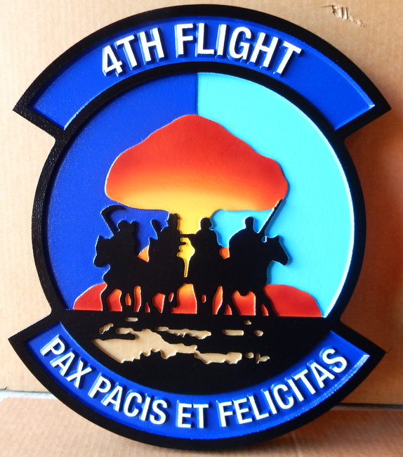 CB5430- Crest of a Unit of the US Air Force, Multi-level Relief