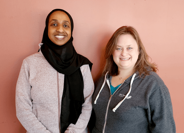 From left: Hibo Ibrahim and Carmen Tomaš