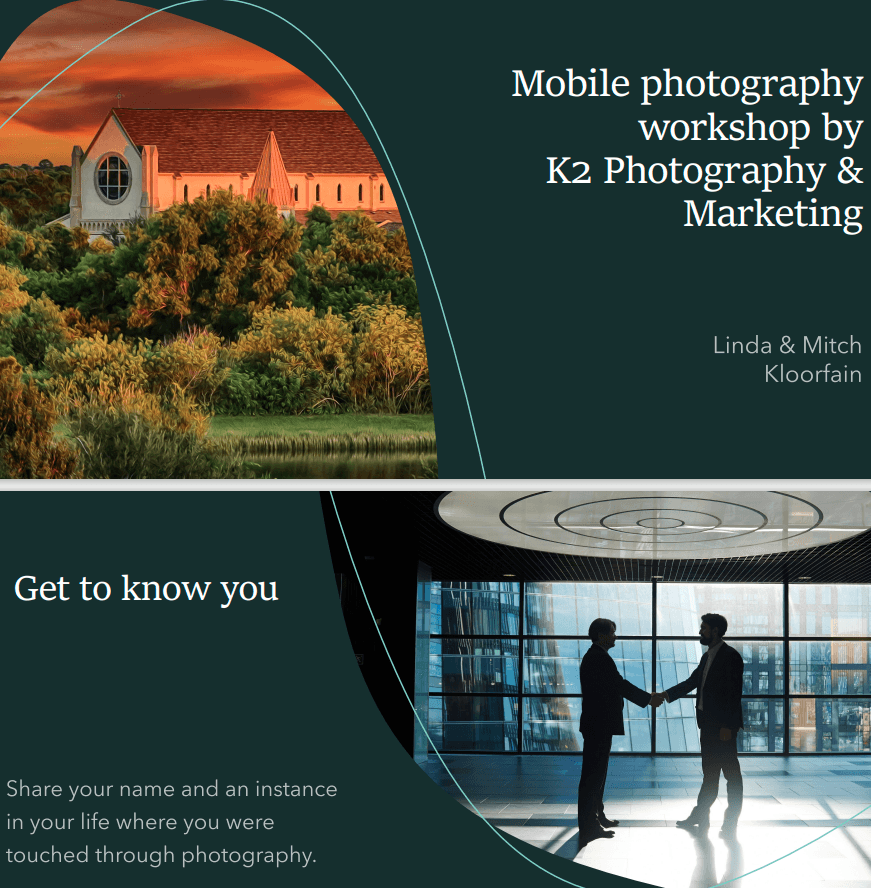 Mobile Photography Workshop, August 25, 2023