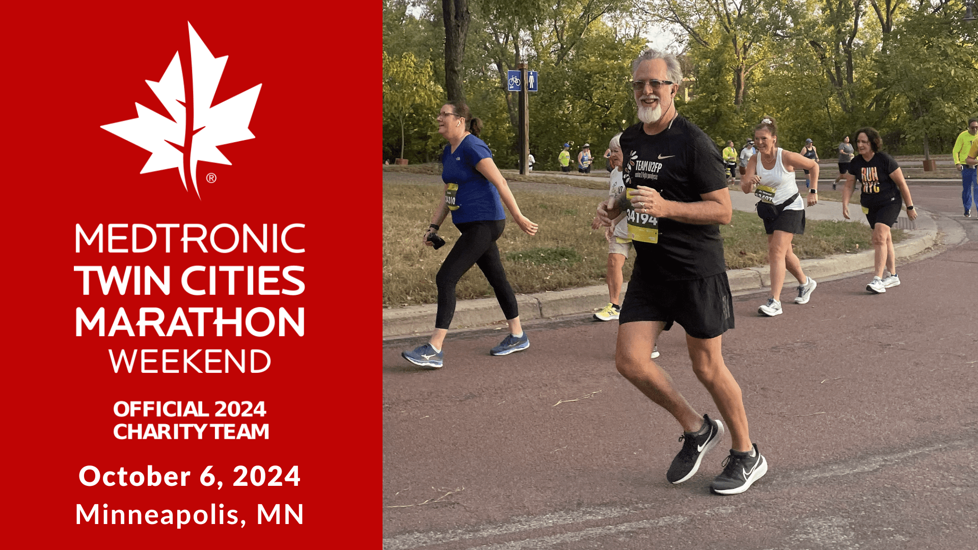 Race with Team U2FP in the Twin Cities Marathon & 10Mile races!