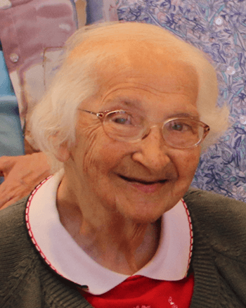 Headshot of Sister Kathleen Warner.