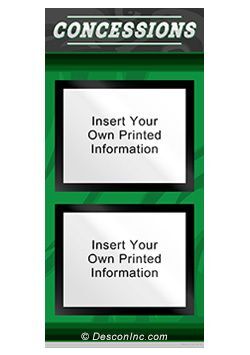 Double EZ-Display Menu Board