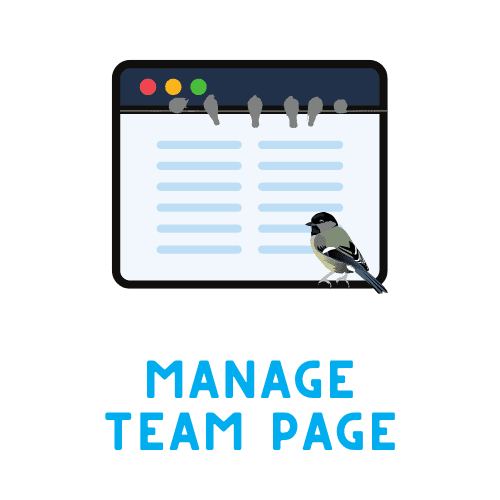 Manage Team Page