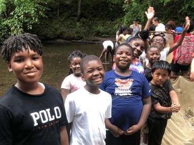 Children at IPC's summer learning program