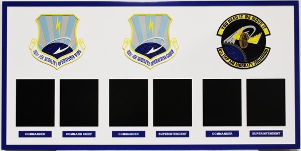 Chain-of-command and military leadership boards and plaques