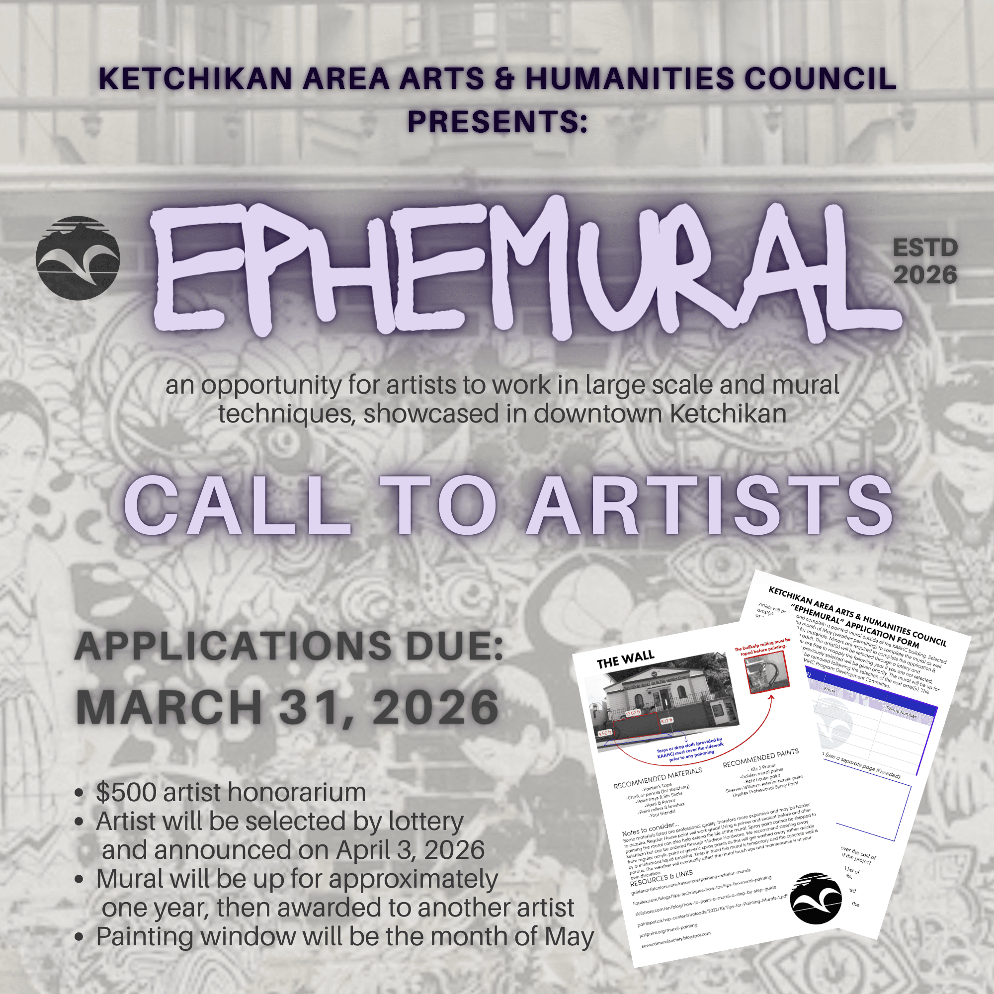 EpheMural Call to Artist!