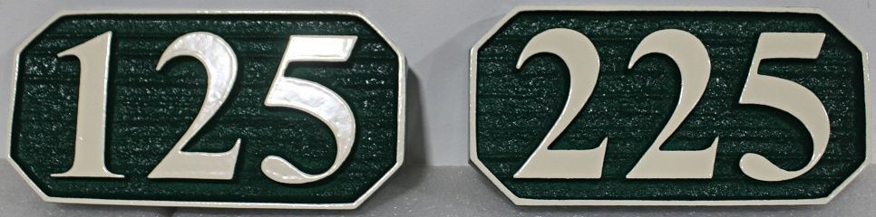 KA20905A - Carved HDU Unit Number Address Signs, with Wood Grain Texture	