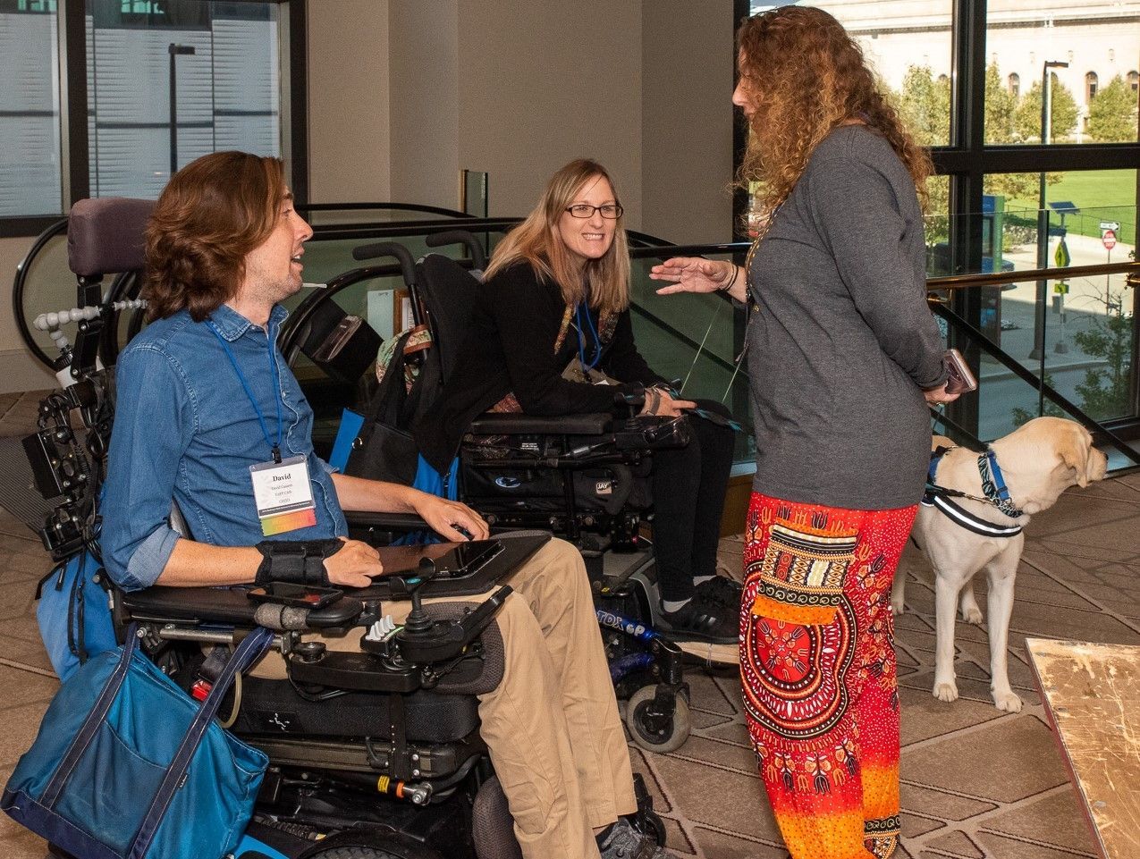 Allie Leatherman & David Cameron at U2FP's Symposium in 2019