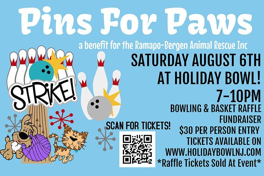 Pins For Paws Bowling & Basket Raffle