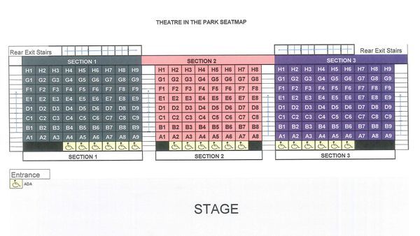 Guided Tour and Seat Map : Visit : Theatre In The Park
