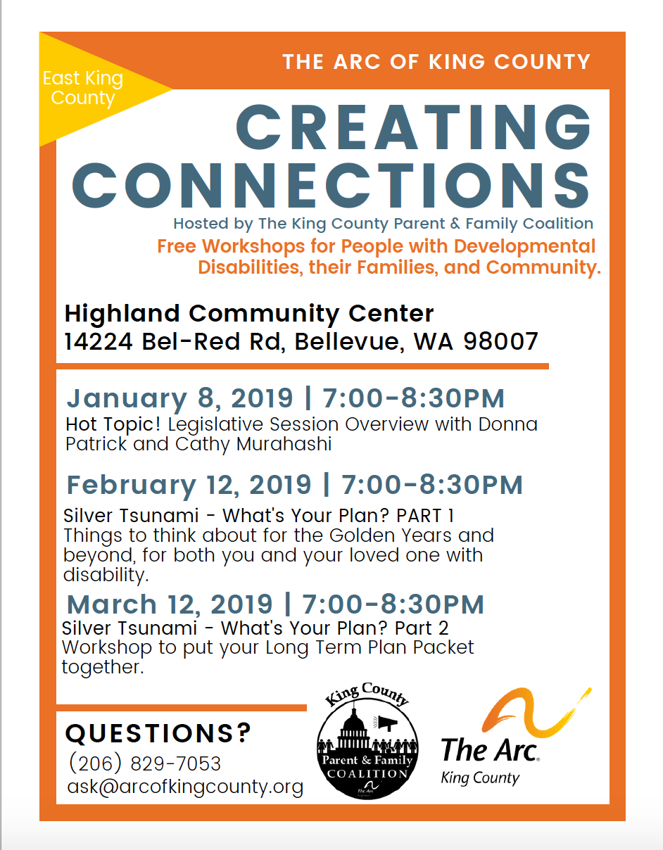 Creating Connections (East King County) - What's Your Plan? PART 1