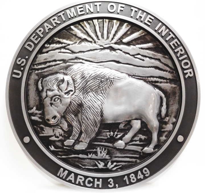 MD4032 - Seal of the Department of the Interior, 3-D