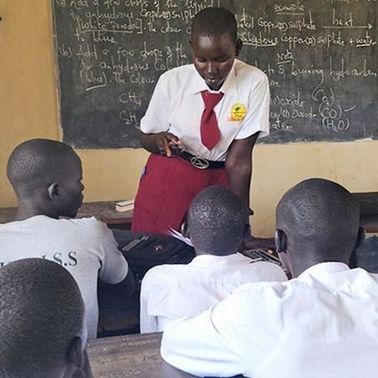 When you sponsor a girl, you help her: