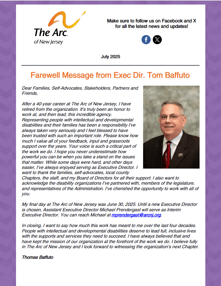 July 2025 E-Newsletter
