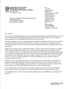 IRS Conversion Letter
