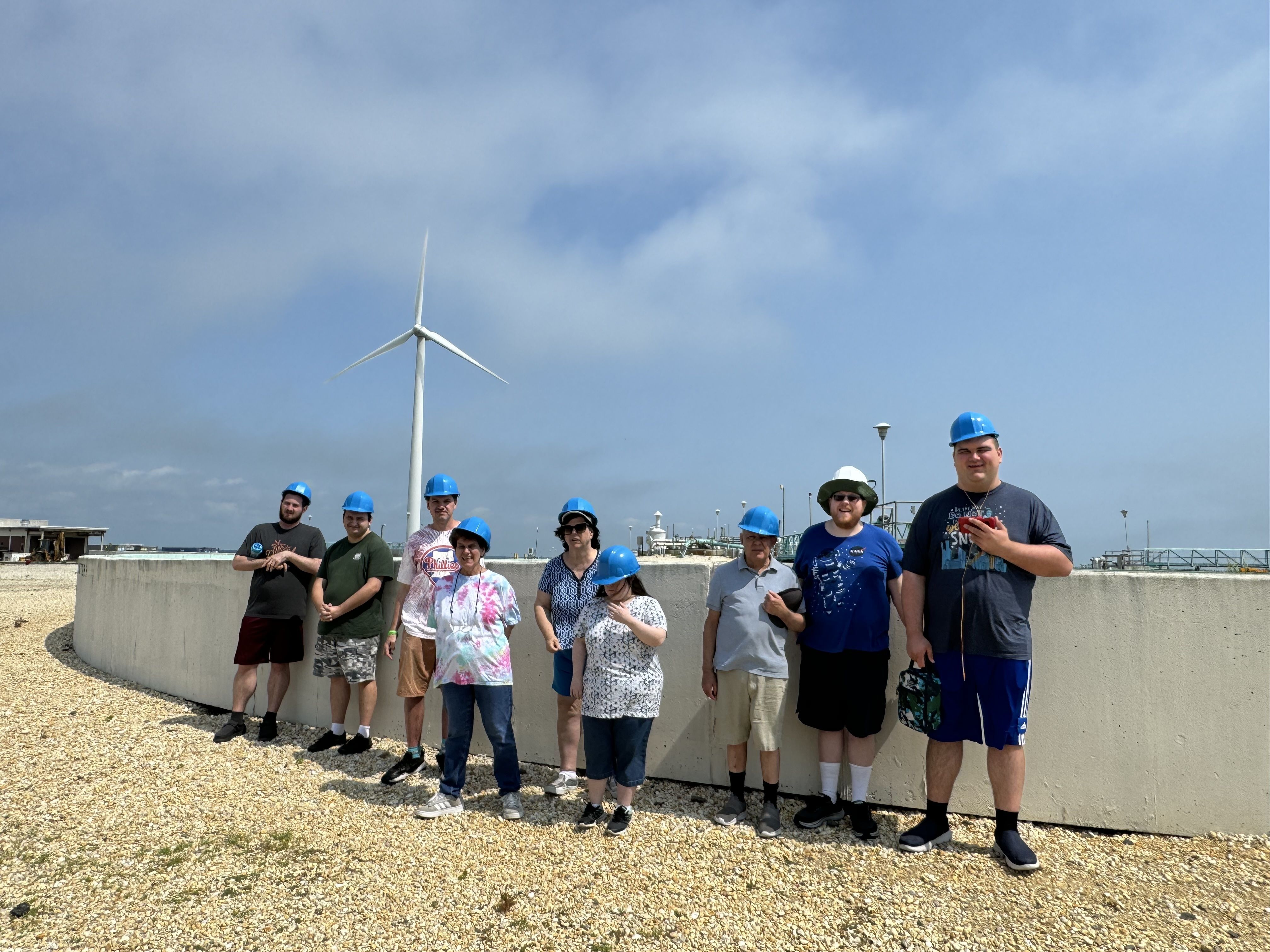 Tuckerton ATC at the wind mills