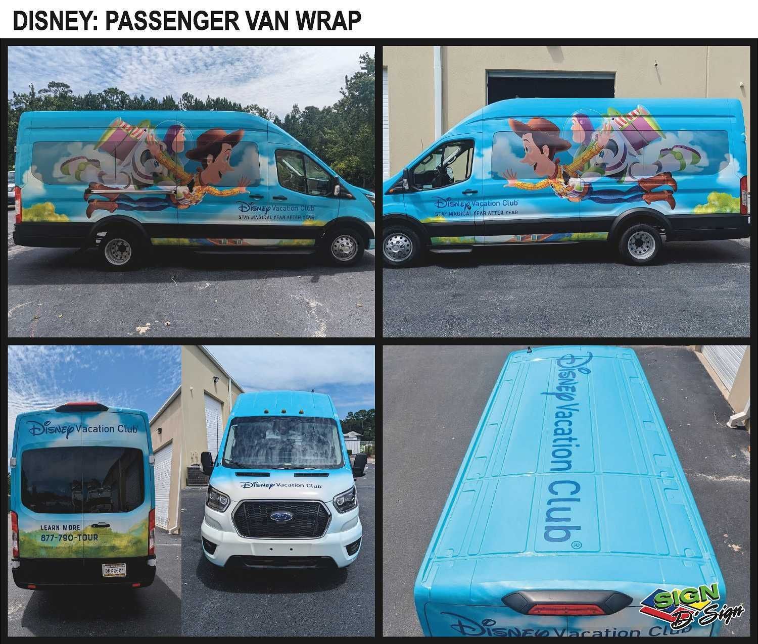 DISNEY PASSENGER VAN WRAP