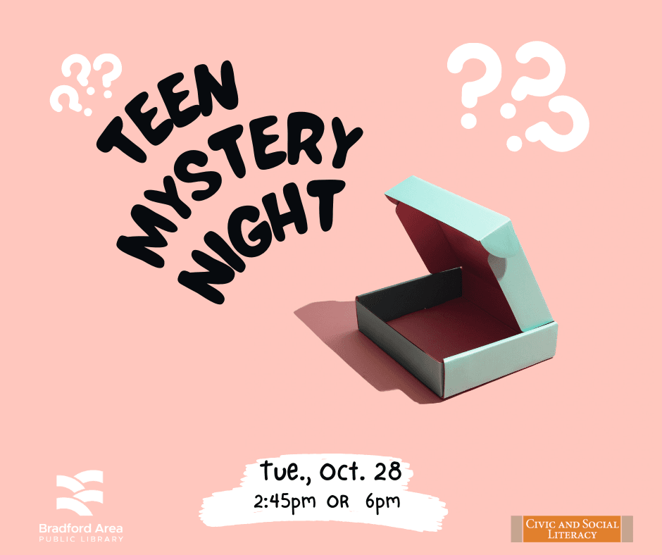 An open and empty box with question marks floating around it.