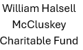 William Halsell McCluskey