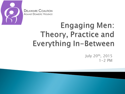 Engaging Men: Theory, Practice, and Everything In-Between