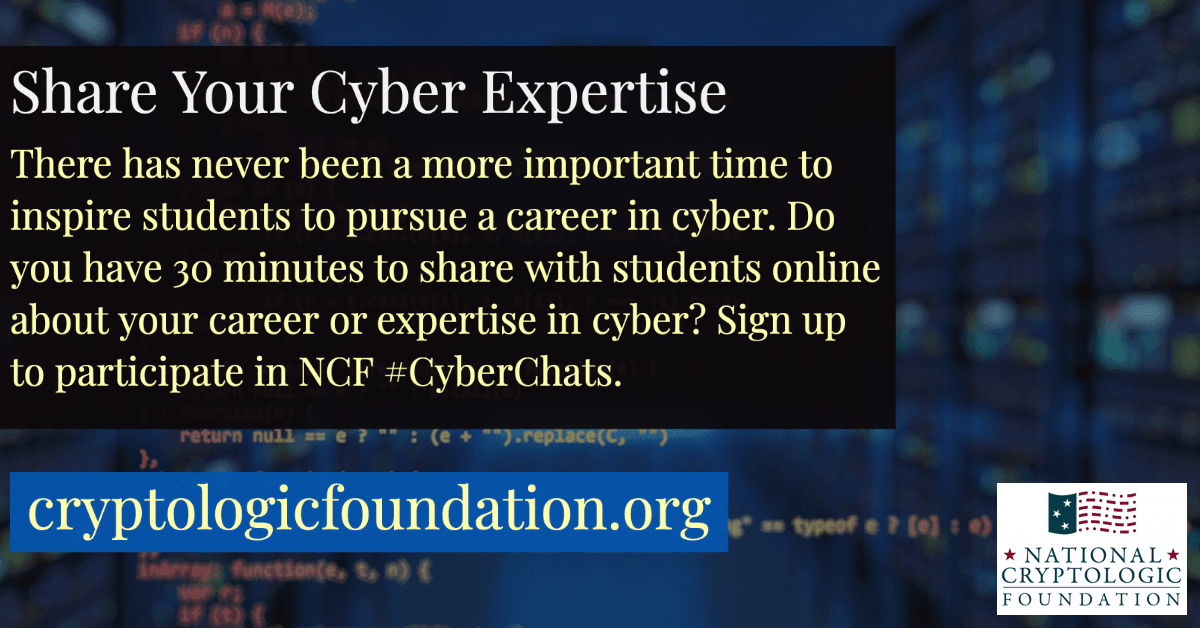 Share Your Cyber Expertise