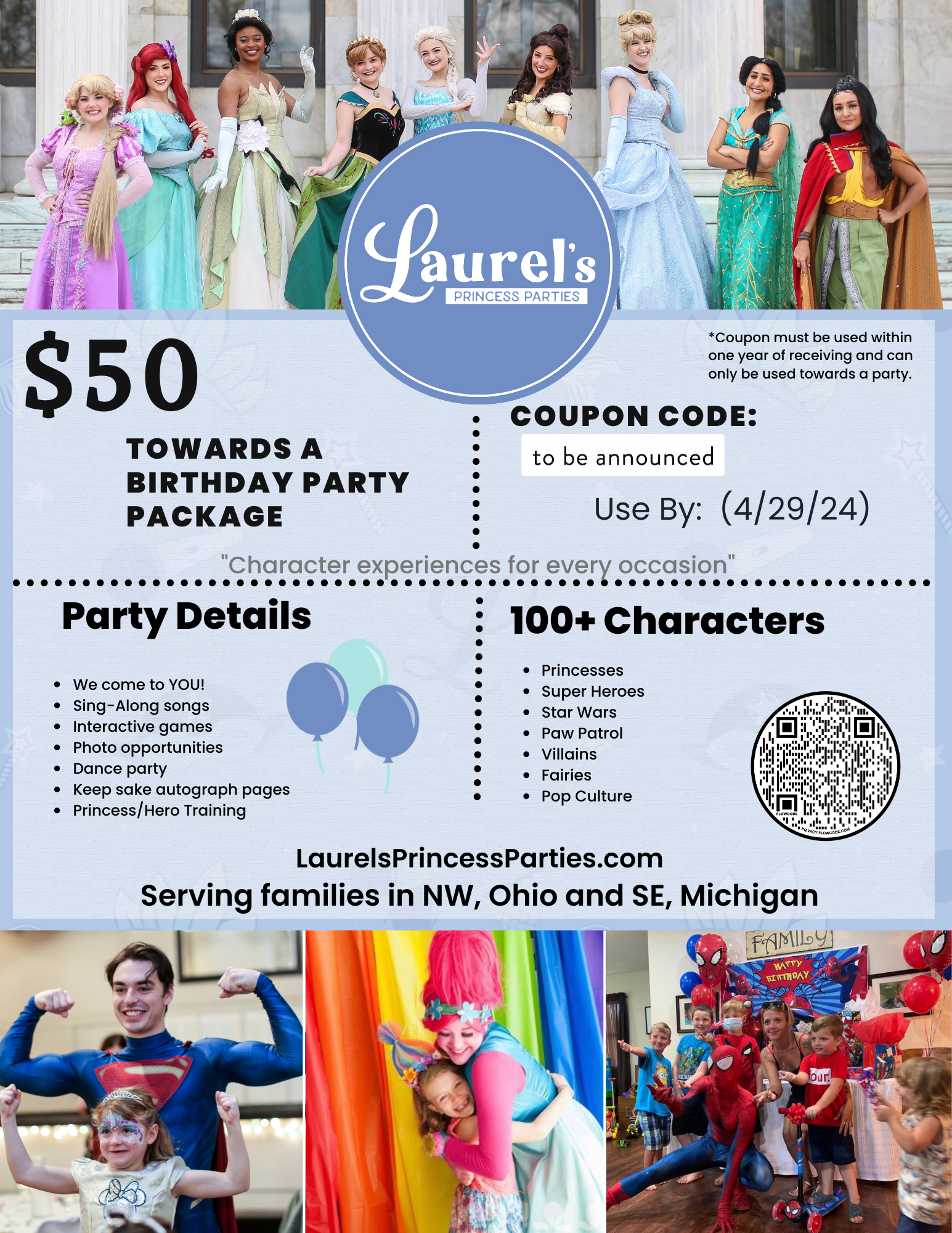 Laurel's Princess Parties