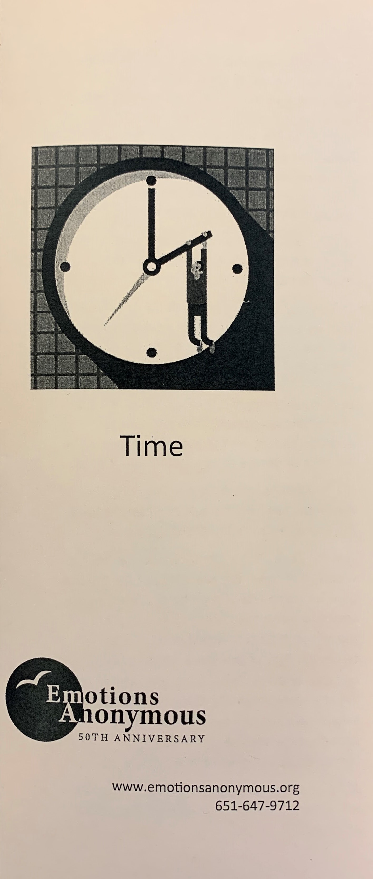 Item #99 — "Time" Pamphlet (New in 2021)