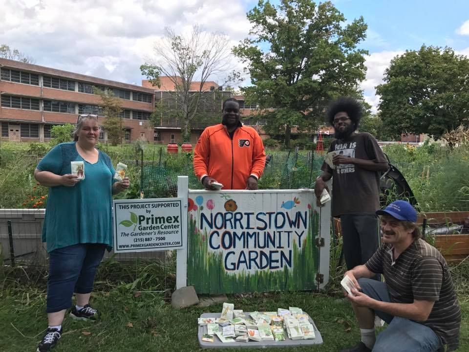 Norristown community Garden and staff