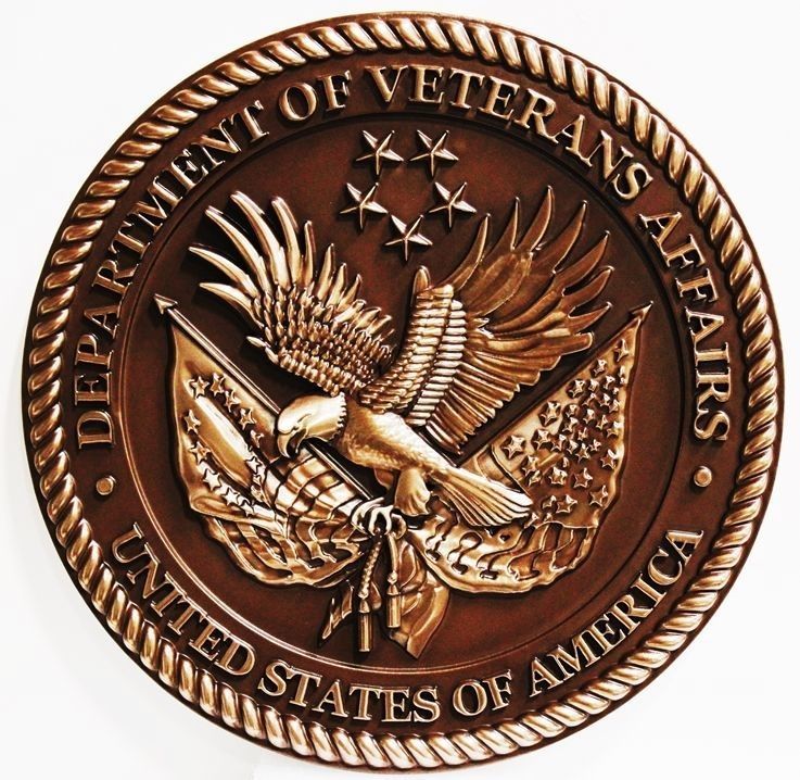 MA1024 - 3-D Plaque of the Seal of the Department of Veteran's Affairs