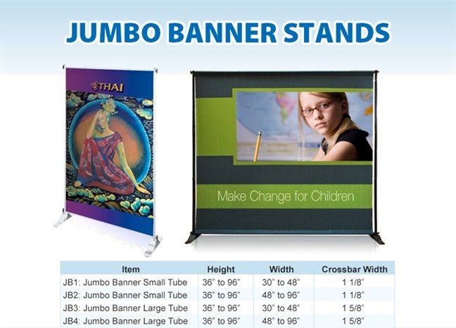 Jumbo Banner Stand 8