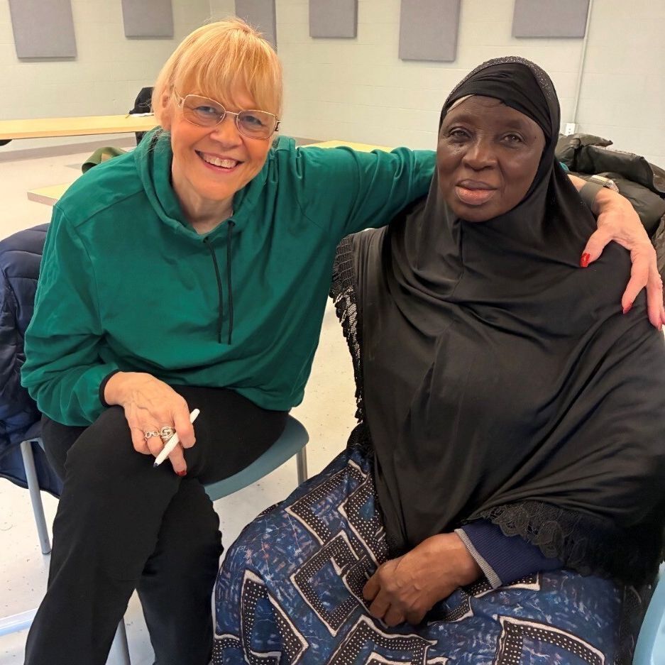 Vicki Kozikowski with student Massa