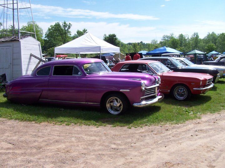 A field filled with show cars dating from the early 1900's to today!