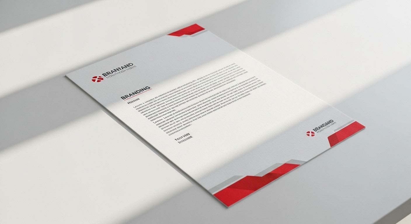 Custom branded letterheads designed to strengthen business identity, printed in Bellevue and Seattle WA.