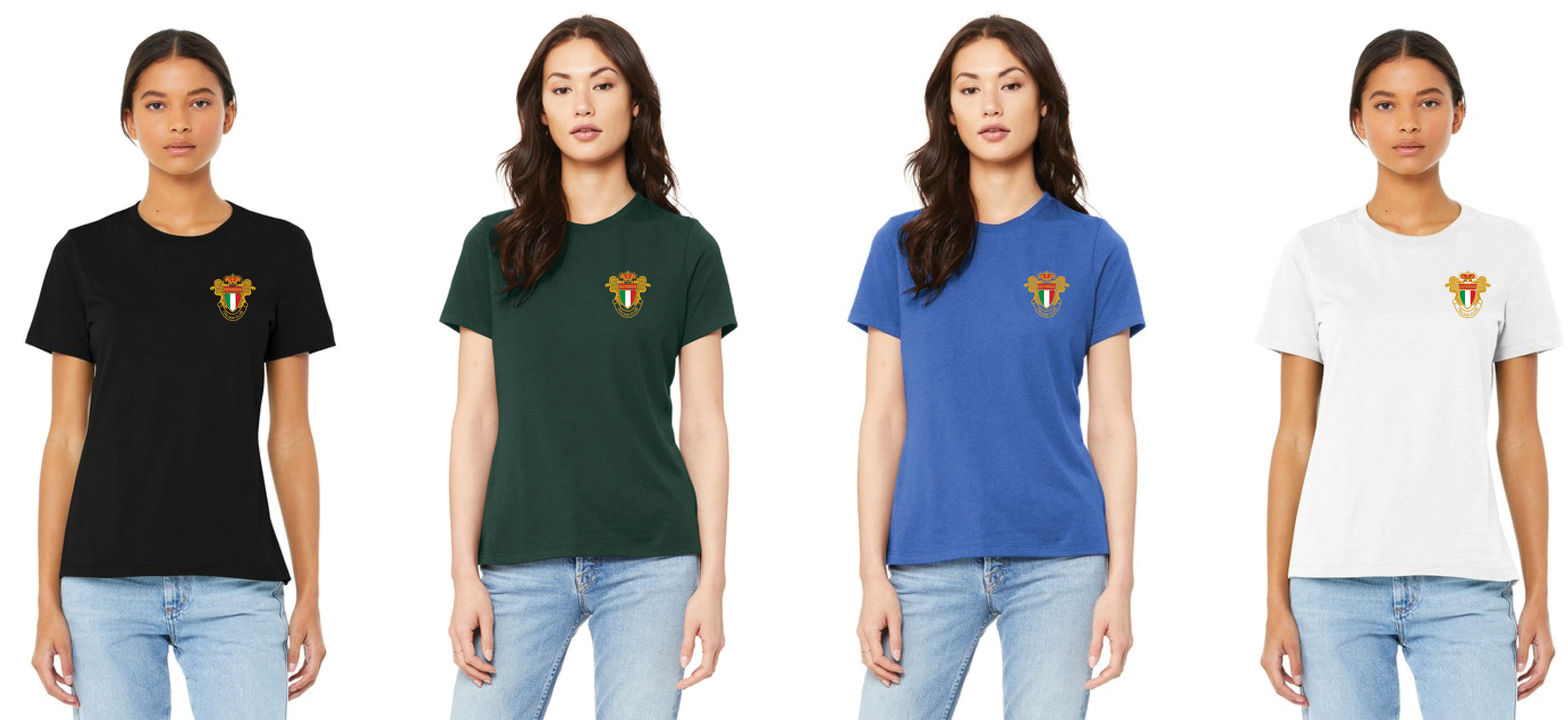 BELLA+CANVAS® Women’s Relaxed Jersey Short Sleeve Tee (Logo 1)