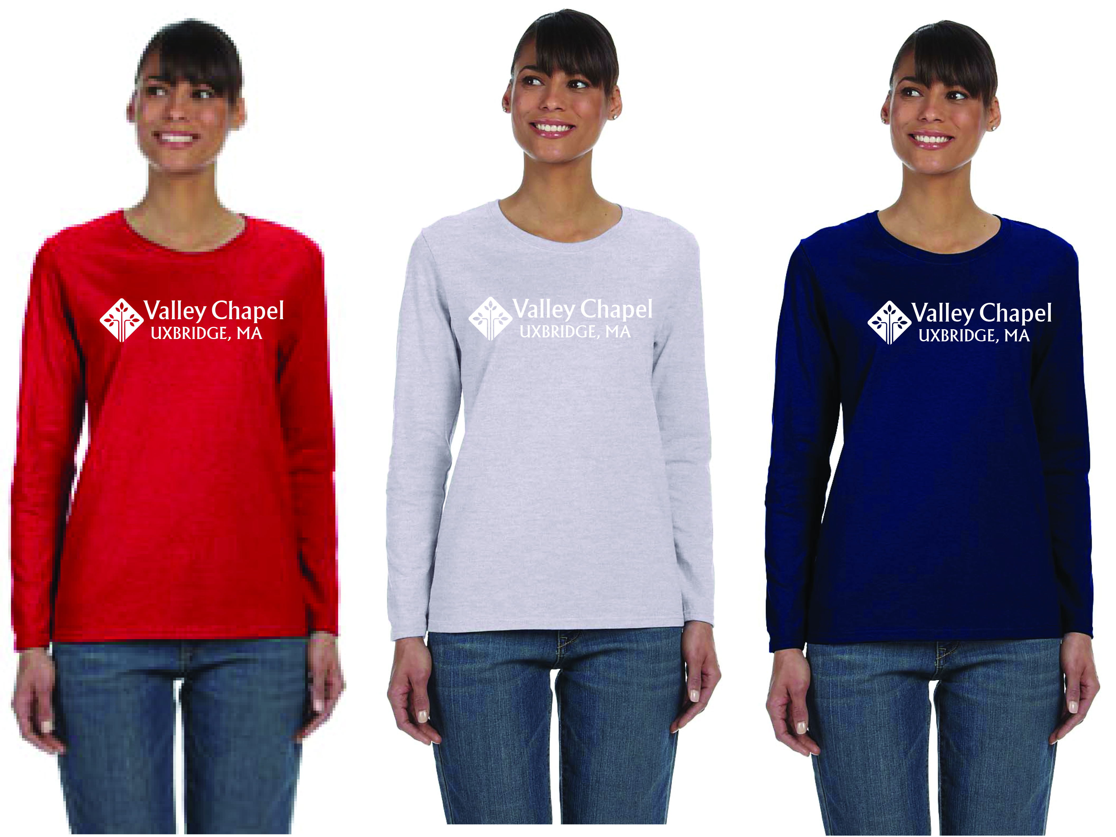 Ladies Long Sleeve Shirt (Front)